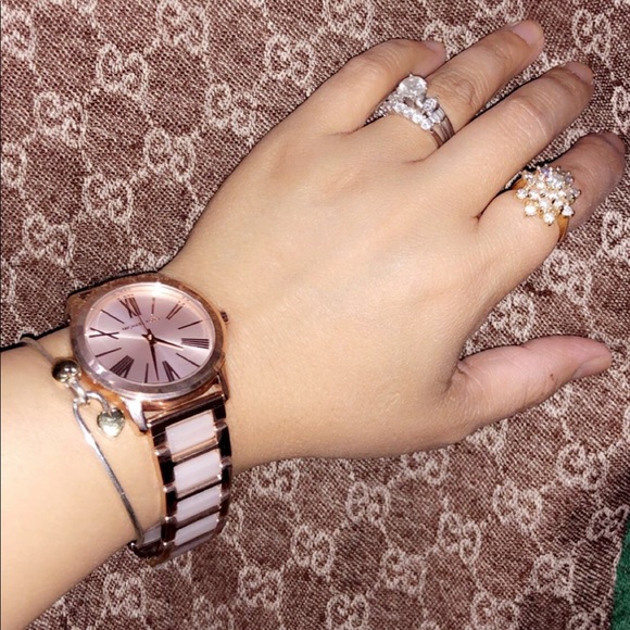 Authentic mk ?rose ? gold watch ... main image 7
